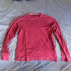 Heather red banana republic crewneck sweater